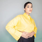Lemon Zest Crop Shirt
