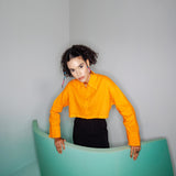 Tangerine Tango Crop Shirt