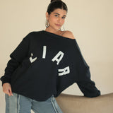 Liar Off Shoulder Sweatshirt