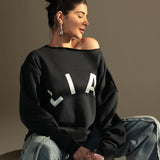 Liar Off Shoulder Sweatshirt