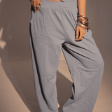 Powder Blue Cutout Joggers