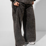 Charcoal Acid Wash Joggers