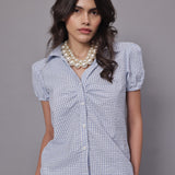 Baby Blue Gingham Shirt