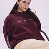 Blame my Zodiac Oversized Hoodie