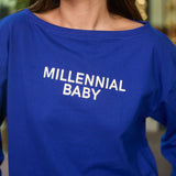 MILLENNIAL BABY OFF SHOULDER TEE