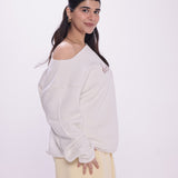 Lucky Off Shoulder Sweatshirt