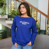 MILLENNIAL BABY OFF SHOULDER TEE