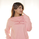 THE LOVE CLUB OFF SHOULDER TEE