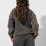 Charcoal Acid Wash Oversized Sweatshirt