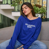 MILLENNIAL BABY OFF SHOULDER TEE