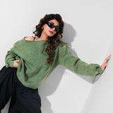Matcha Acid Wash Oversized Sweatshirt