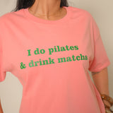 Pilates Matcha Oversized Tee