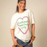 Sensitive Girly Oversized Tee