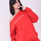 Maybe I Can Fix Him Off Shoulder Sweatshirt