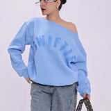 Swiftie Off Shoulder Sweatshirt