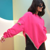 Crystal Love Pink Sweatshirt