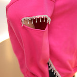 Crystal Love Pink Sweatshirt