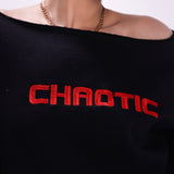 Chaotic Off Shoulder Sweatshirt