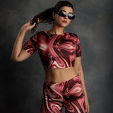 Scarlett swirl Crop Top