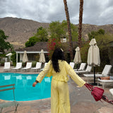 Linen Butter Yellow Coord Set